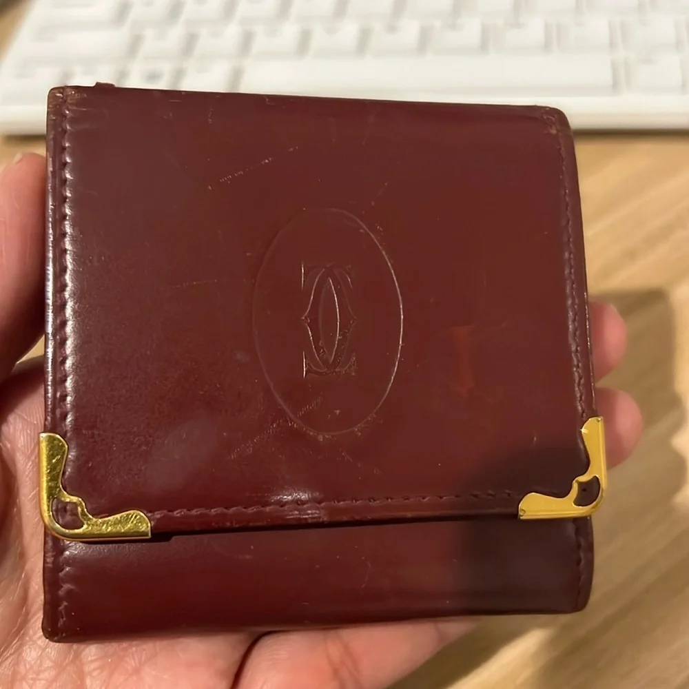 Vintage Cartier Coin Pouch - Picture 2 of 7